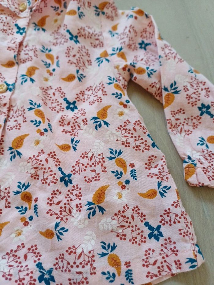 Chemise 18m fleurie - photo numéro 2