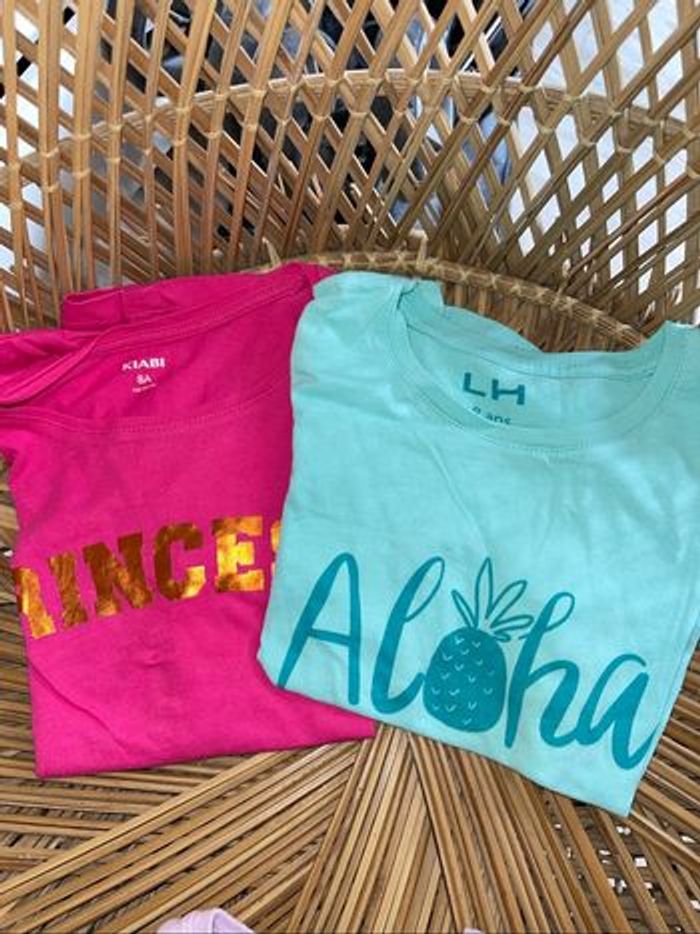 Lot de 5 tee-shirts taille 8 ans - photo numéro 3