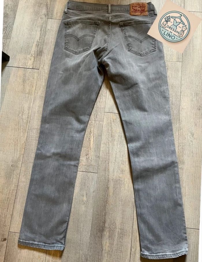 Levi’s 513 Gris Délavé W33 L32 - photo numéro 3