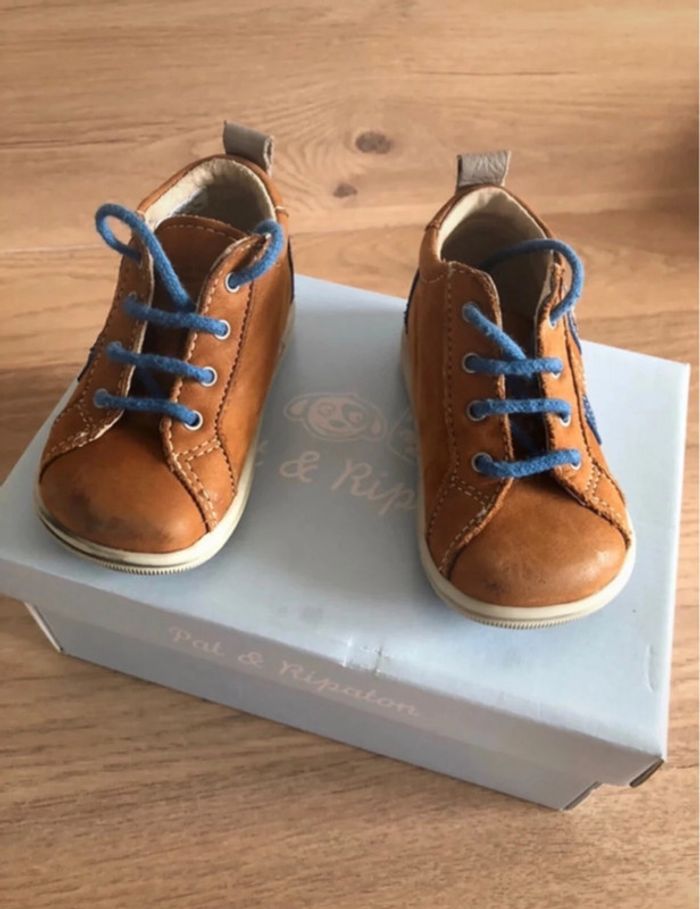Chaussures cuir bébé garçon - photo numéro 3