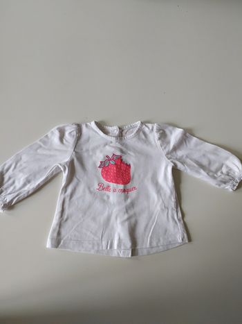 Tee shirt manches longues 6 mois