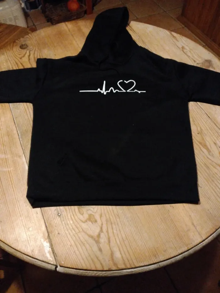 Pull Noir Fille Shein