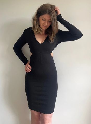 Robe fendue Zara