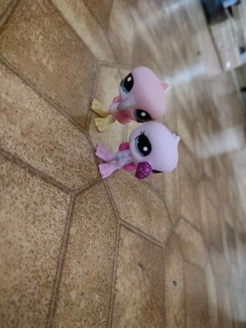 Figurines petshop Flament rose