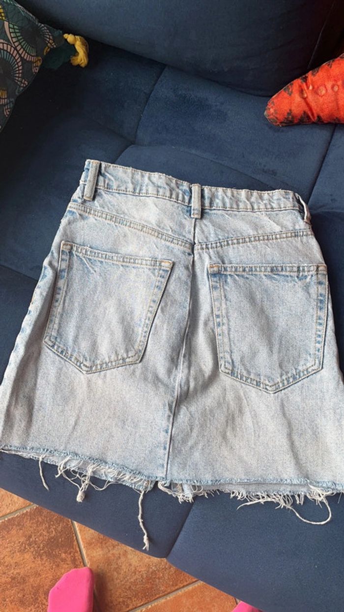 Zara Jupe en jean xs - photo numéro 3