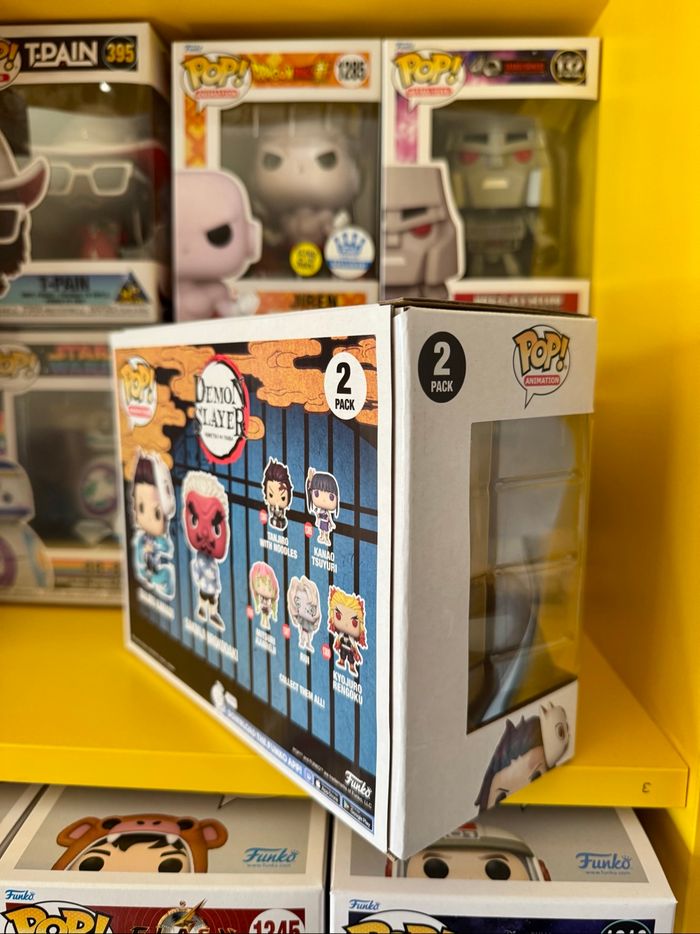 Funko Pop! Animation 2 Pack - Demon Slayer - Tanjiro Kamado & Sakonji Urokodaki - Funko 2023 Summer Convention Limited Edition - photo numéro 4