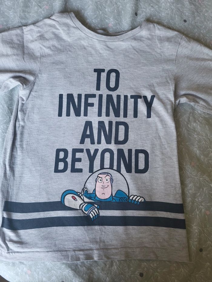 T-shirt ML Toy Story- Buzz l'éclair 7-8 ans - photo numéro 3