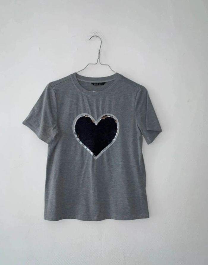 T-shirt gris femme taille 38
