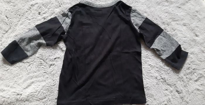 Ensemble jean noir skinny fit 3 t-shirts manches longues coton bio ouistiti singe awesome - photo numéro 9
