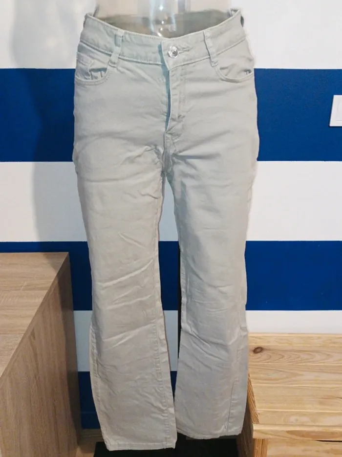 Pantalon beige Camaïeu femme taille 38/40