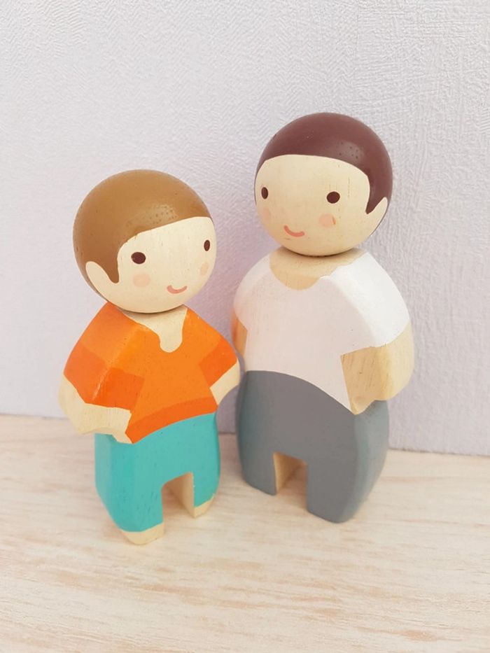 2 figurines en bois Tender leaf toys - photo numéro 8