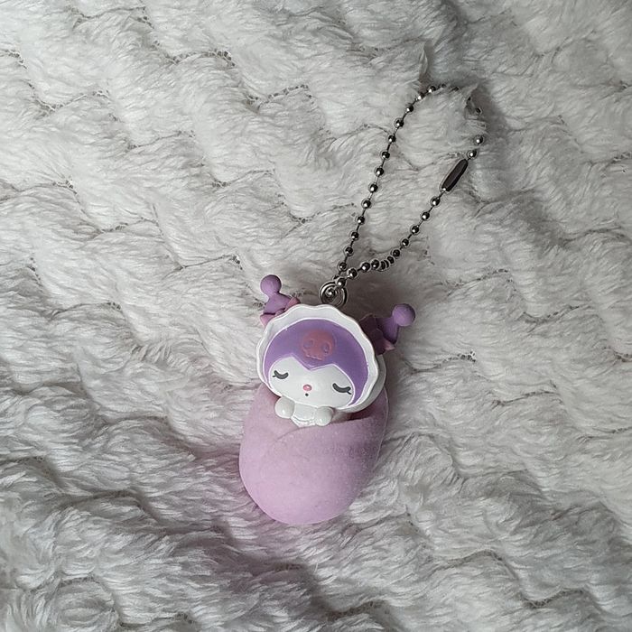 Strap porte clé charm figurine rare sanrio japon gasha kuromi