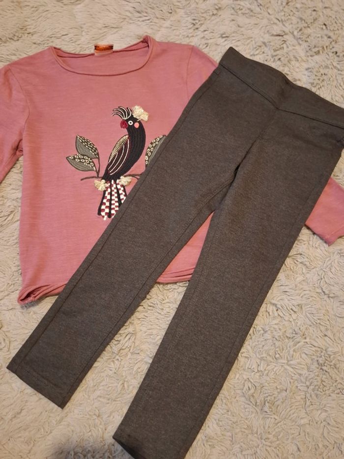 Superbe ensemble jegging et haut 5/6 ans 🌺 tape à l'œil / kiabi 🌺 excellent état - photo numéro 6