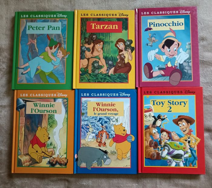 Lot de 6  livres Disney