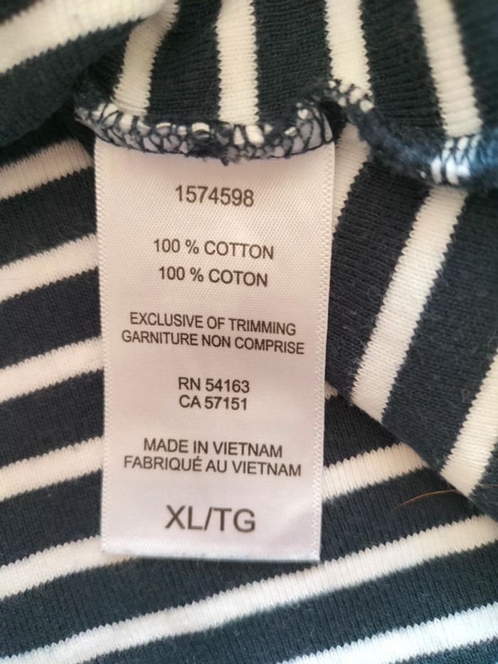 T Shirt Marinière Femmes Tommy Hilfiger - XL - photo numéro 7