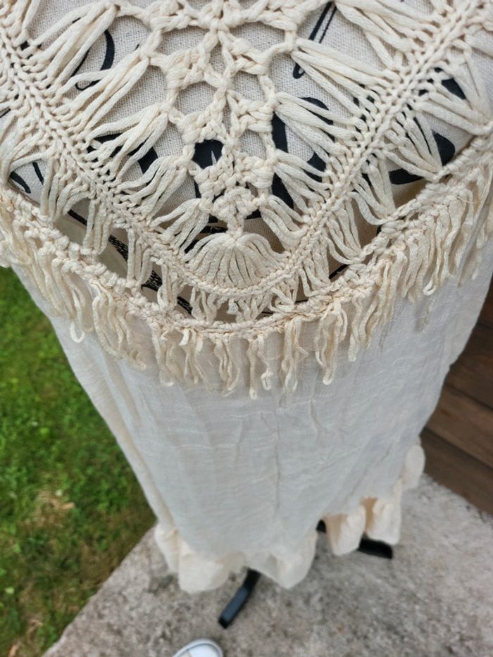 Robe de plage macramé hippie bohème festival 46 - photo numéro 6