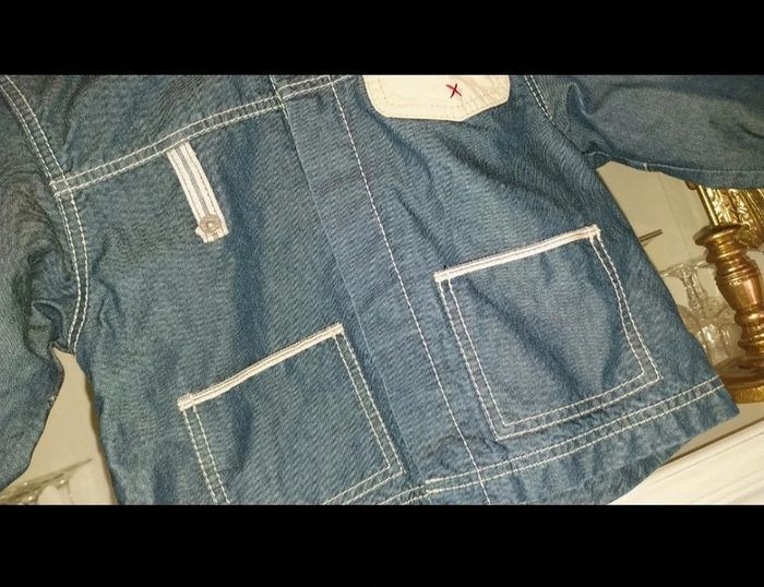 Veste / trench / blouson en jean Neuf by Burberry mixte 12 mois - photo numéro 18