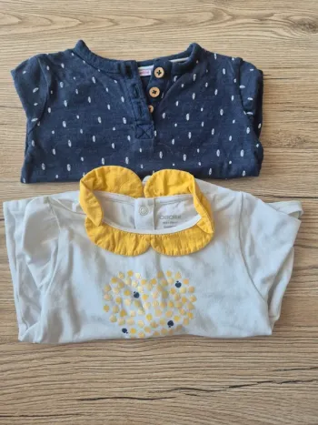 2 maillots manche longue