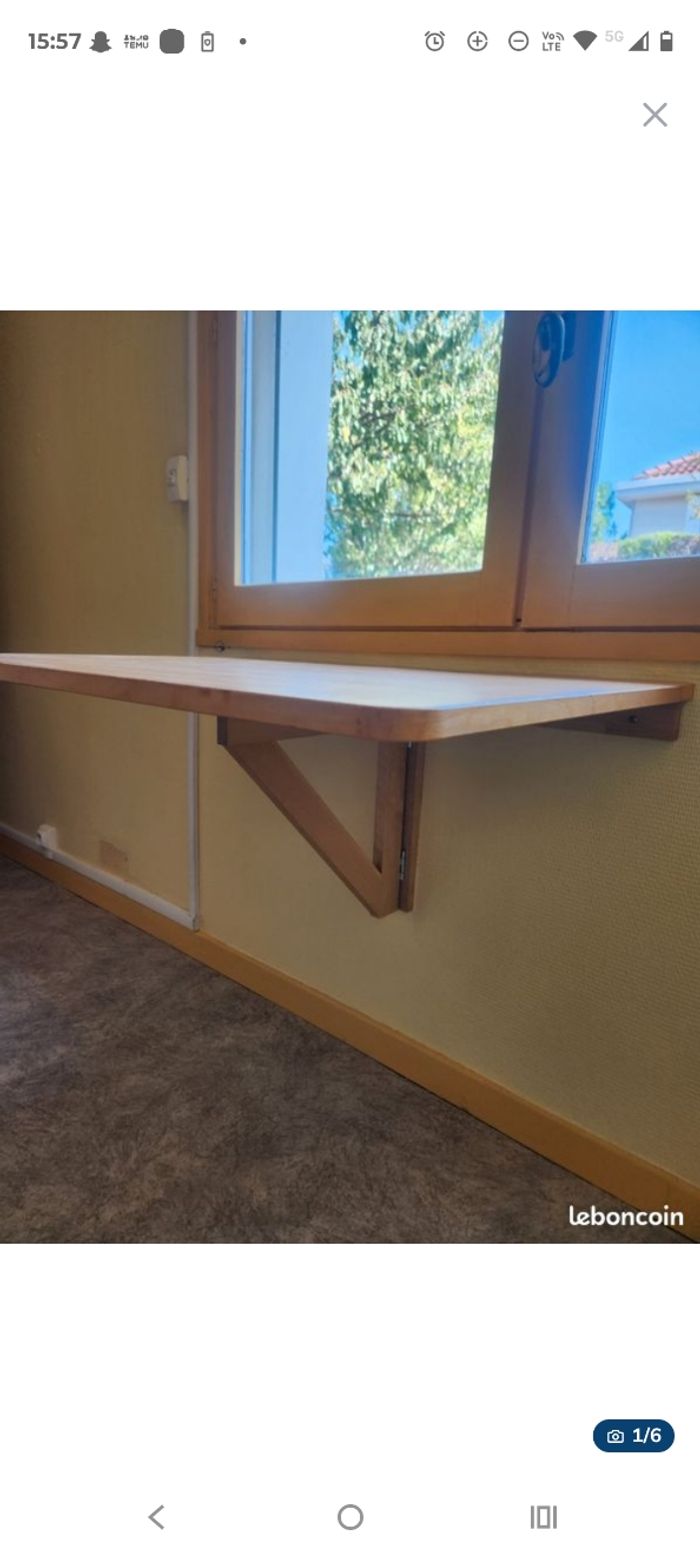 Table rabattable IKEA – 79x59 cm