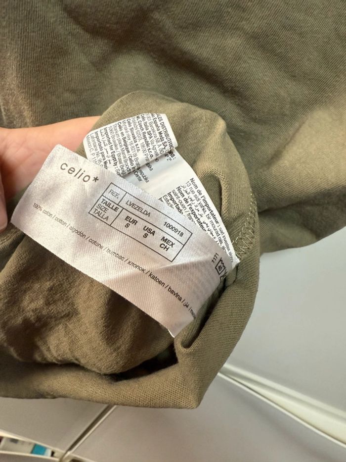 T-shirt kaki homme celio collection the legend of Zelda taille s - photo numéro 4