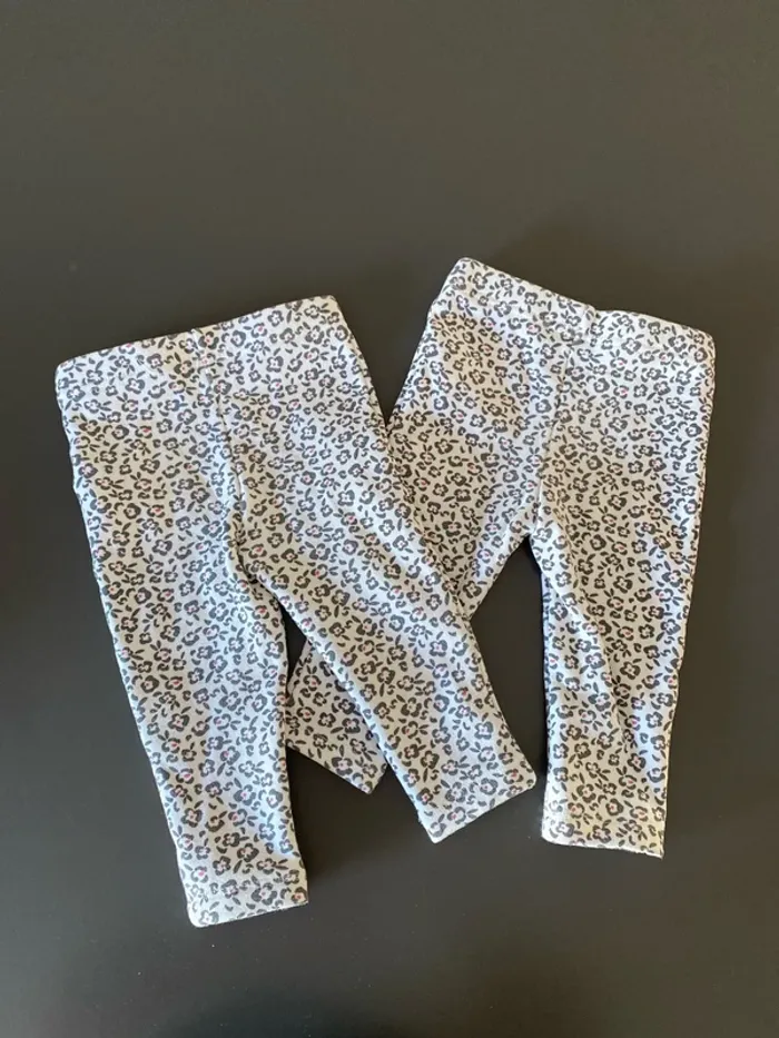 Lot de 2 pantalon tape à l’œil 18 mois - photo numéro 2