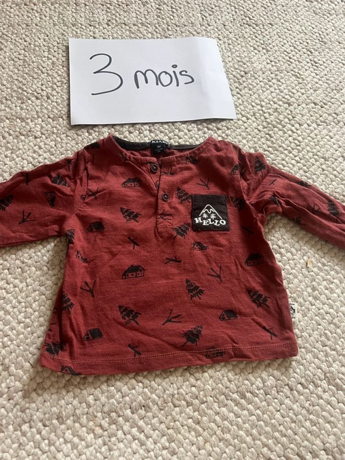Tee-shirt manche longue 3 mois
