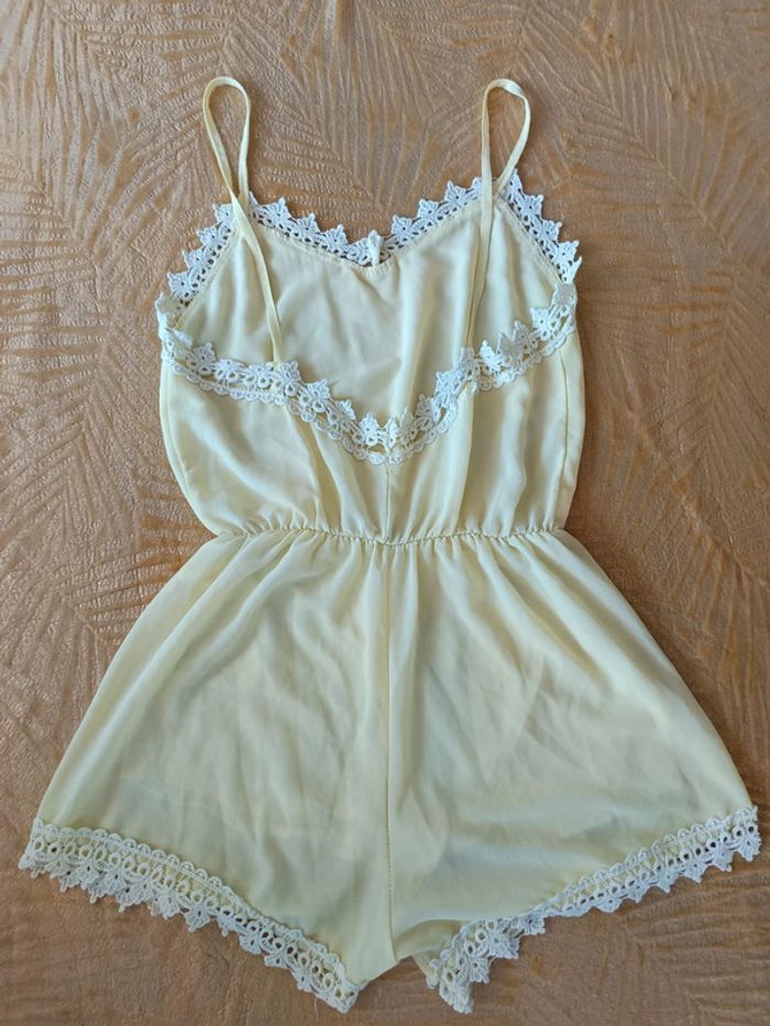 Combi short jaune - photo numéro 2