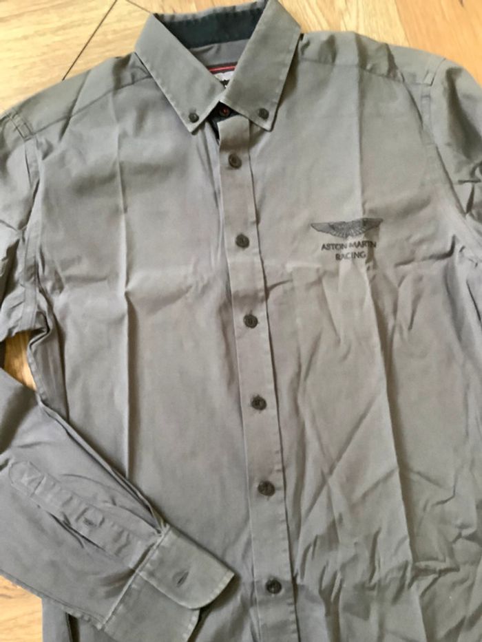 Chemise grise Hackett aston martin racing taille S - photo numéro 6
