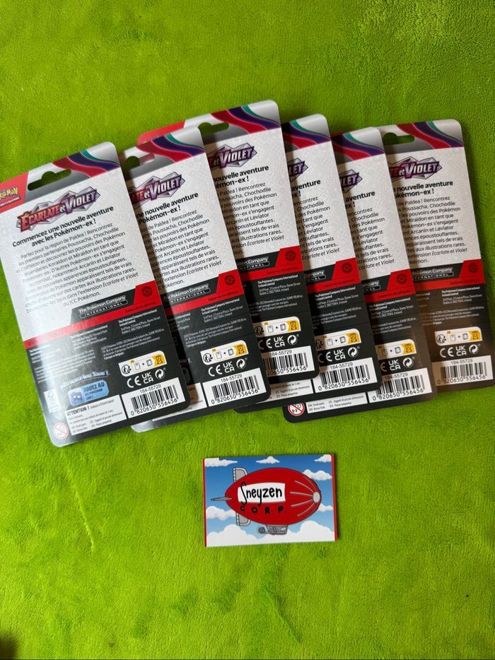 Lot de 6 Blisters Boosters Pokémon EV01 Neuf et Scellé - photo numéro 4