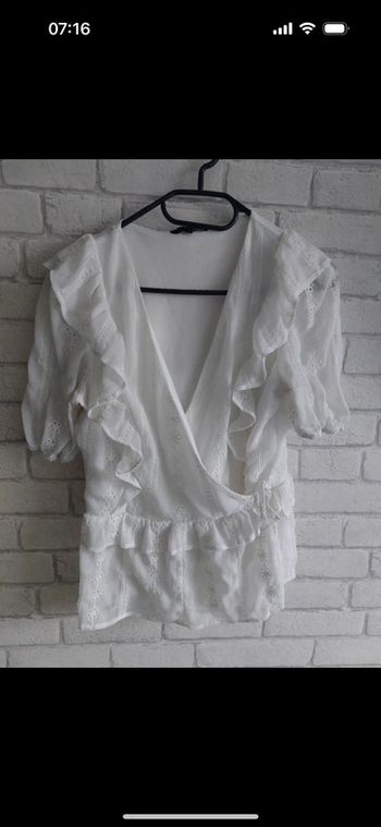 Blouse cache cœur Etam taille 38