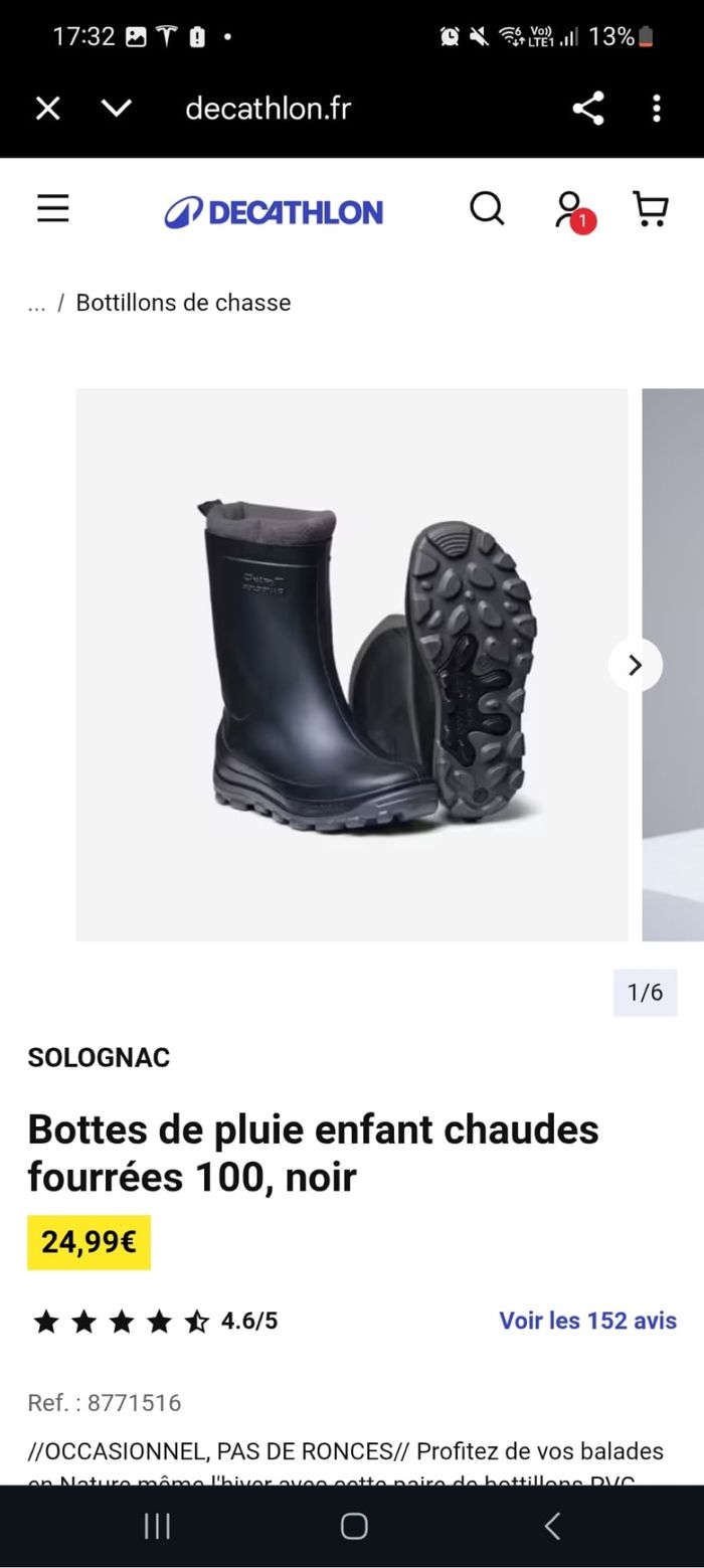 Bottes enfants fourrées taille 26 - photo numéro 5