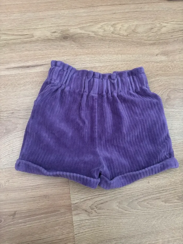 Short velours violet TAO - photo numéro 3