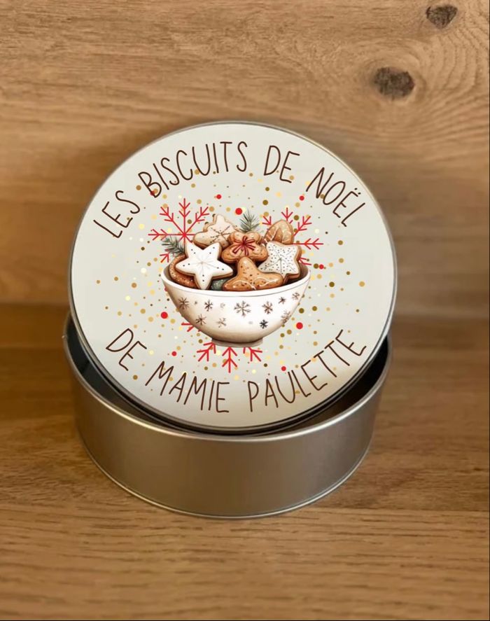 Boîte à biscuits/sablés/gâteaux/chocolats/bonbons personnalisée - photo numéro 7