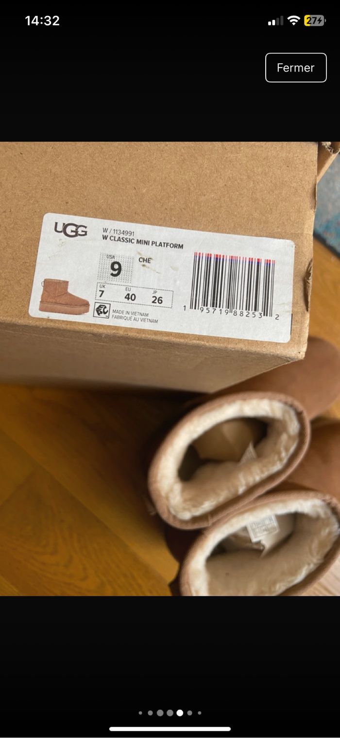 Uggs mini camel - photo numéro 6