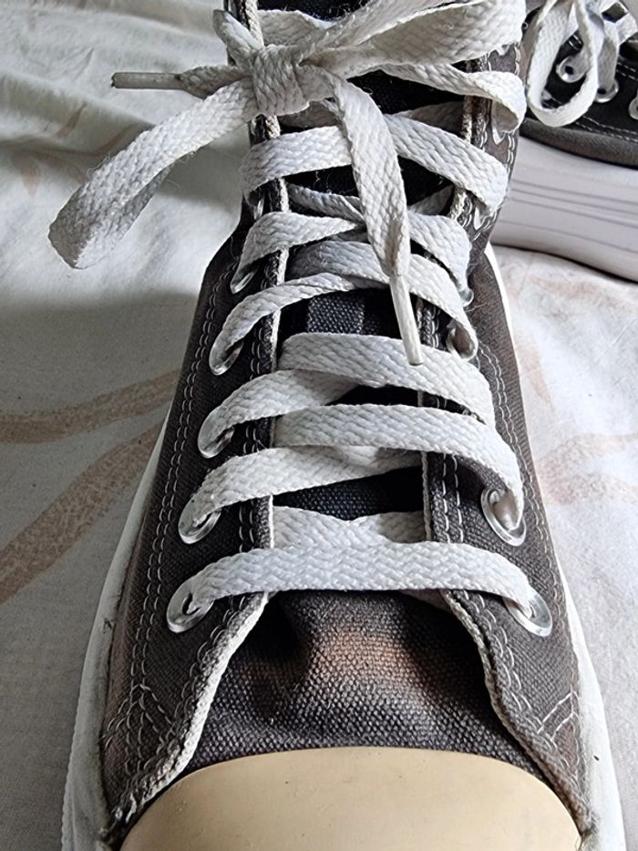 Converse all stars Chuck Taylor platforme foundational Leather - photo numéro 13