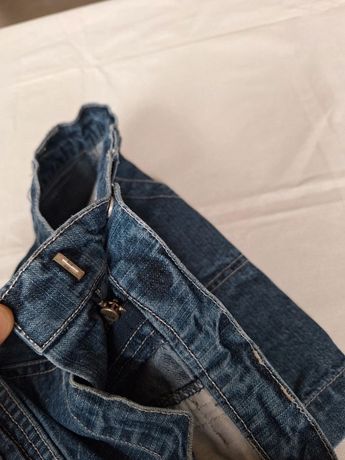 Short en jean bleu foncé texbasic 12 ans enfant fille - photo numéro 5