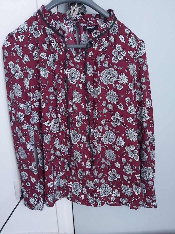 Chemisier blouse  Bordeaux