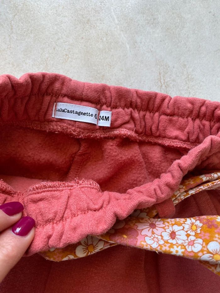 Pantalon molletonné Lulu Castagnette 24 mois - photo numéro 3