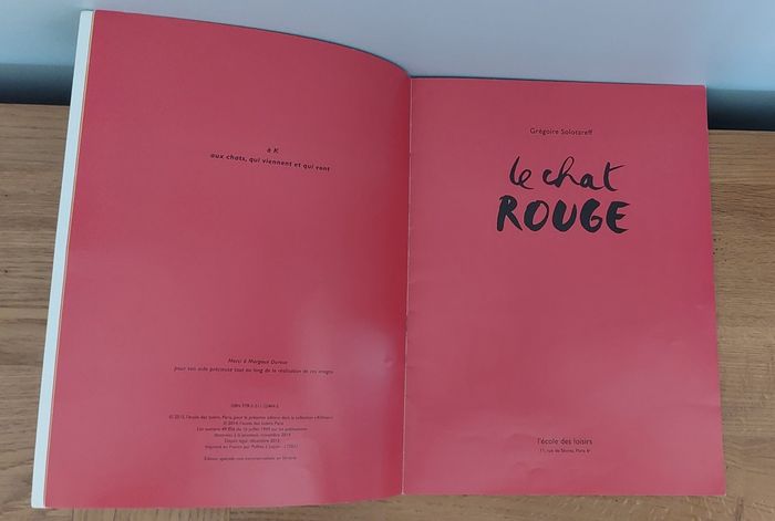 Le chat Rouge - l'école des loisirs - photo numéro 2