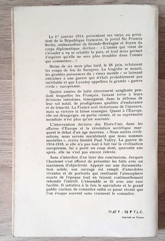 Jours sanglants la guerre 1914-1918 jacques chastenet - photo numéro 3