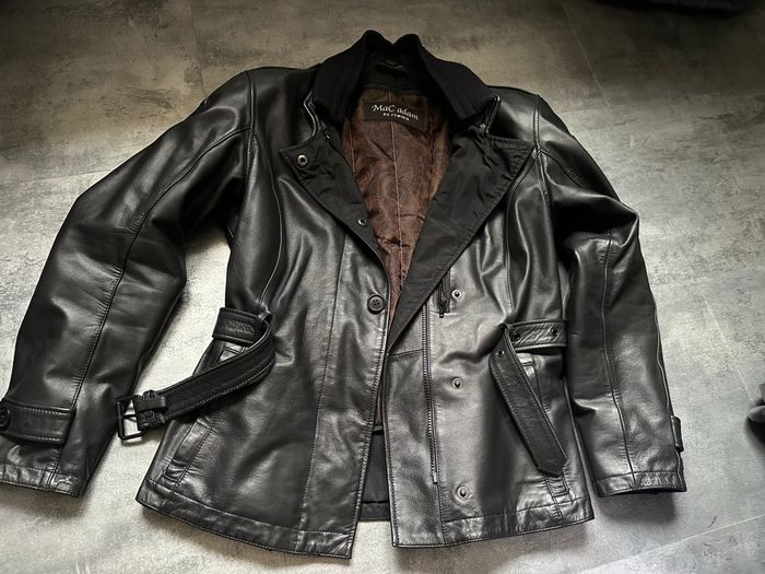 Blouson cuir moto femme Mac Adam