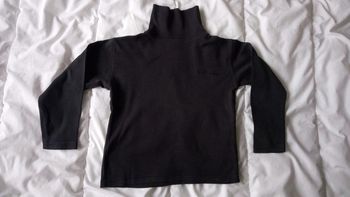 Sous-pull col roulé manches longues noir