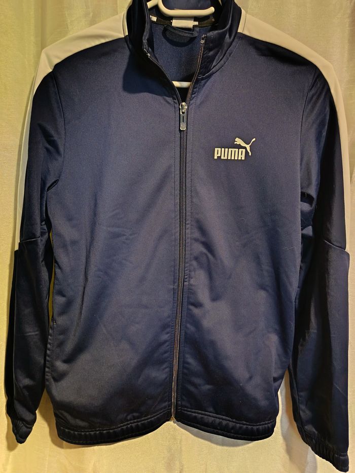 veste bleue de PUMA 14 ans réf 89 D19