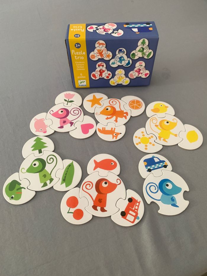 Puzzle trio couleurs