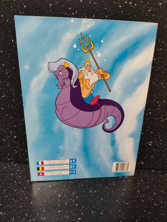 Album panini vintage la petite sirène Disney - photo numéro 2