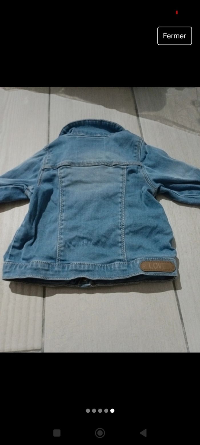 Veste en jean 9 mois - photo numéro 5