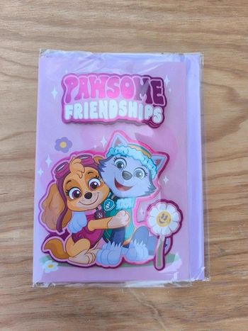 Carte anniversaire 3D Pat Patrouille neuve