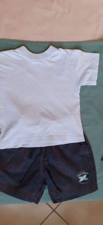 Ensemble short et tee-shirt garçon 2 ans