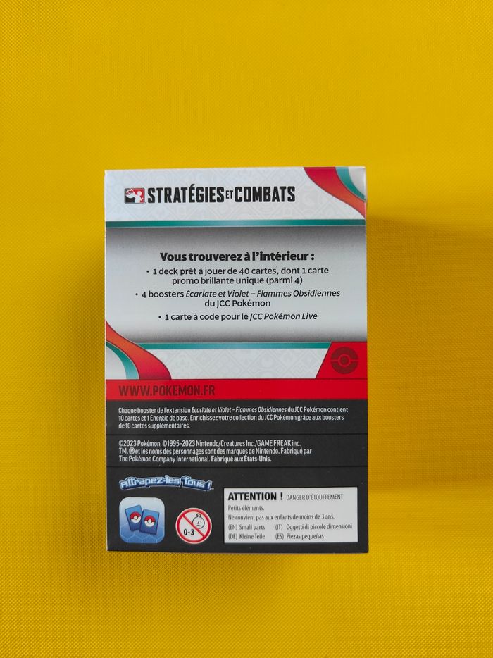 Kit AP dracaufeu pokemon flammes obsidiennes ev3 - photo numéro 3