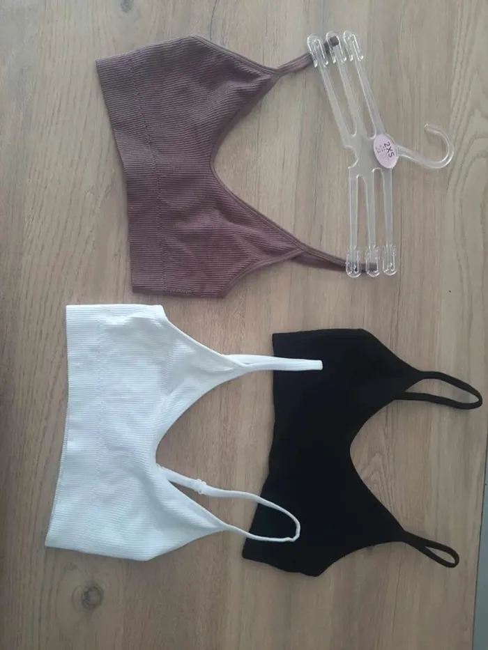 Lot de 3 brassière caraco xxs femme lingerie - photo numéro 3